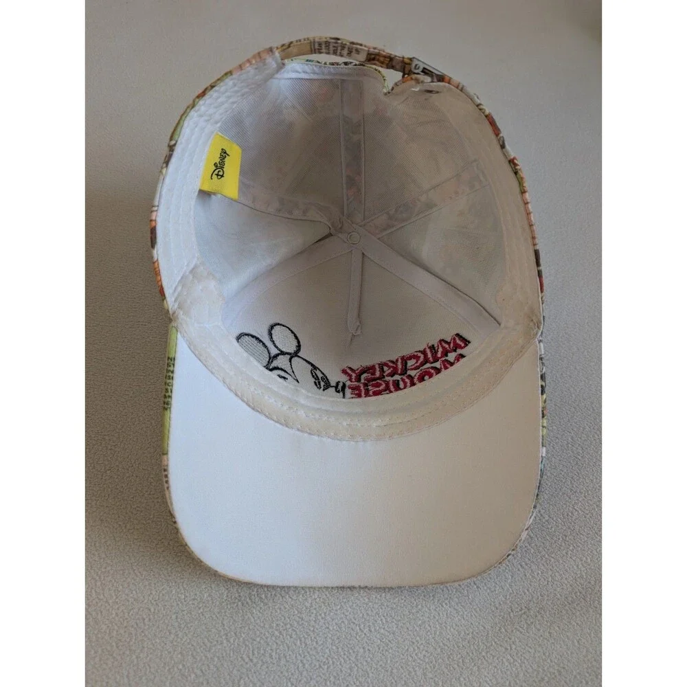 Disney Mickey Mouse Comic Strip Hat Adjustable Baseball Cap Adults Embroidered